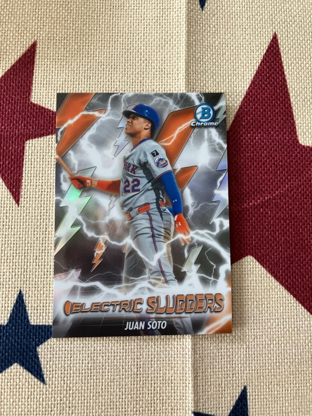 JUAN SOTO Topps Electric Sluggers Chrome Card